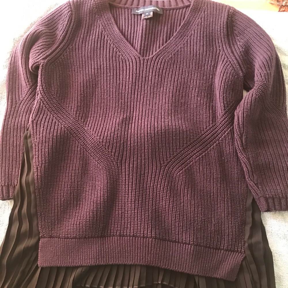French Connection babydoll style sweater - Picture 2 of 6